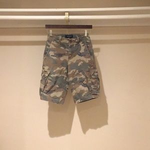 Camo Jean shorts